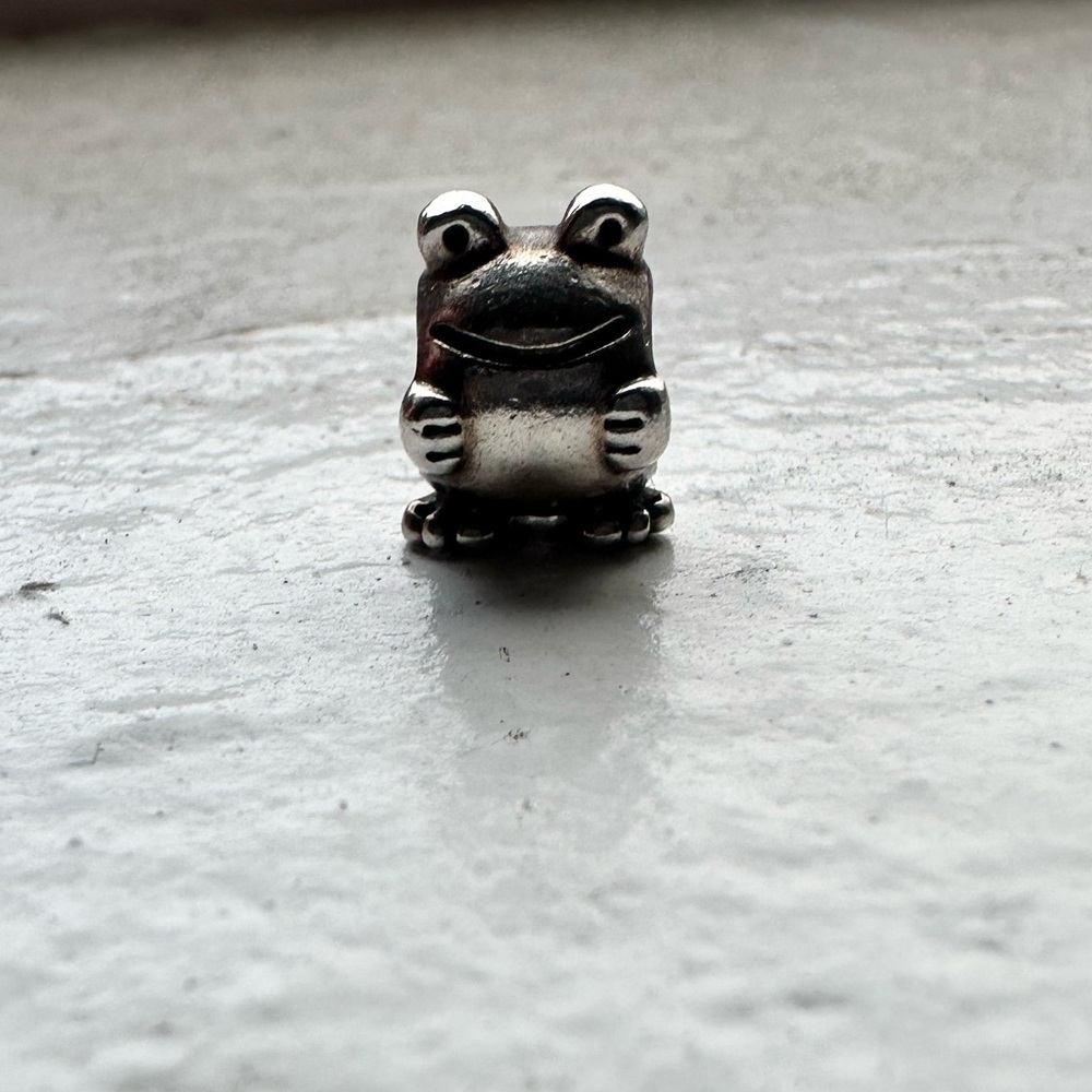 Pandora Silver Frog Charm- Retired